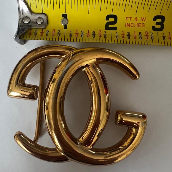 GUCCI Metal GG Monogram Belt Buckle main image 4
